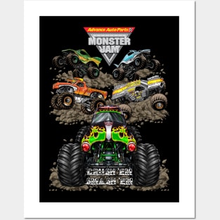 Monster Crush Em Posters and Art